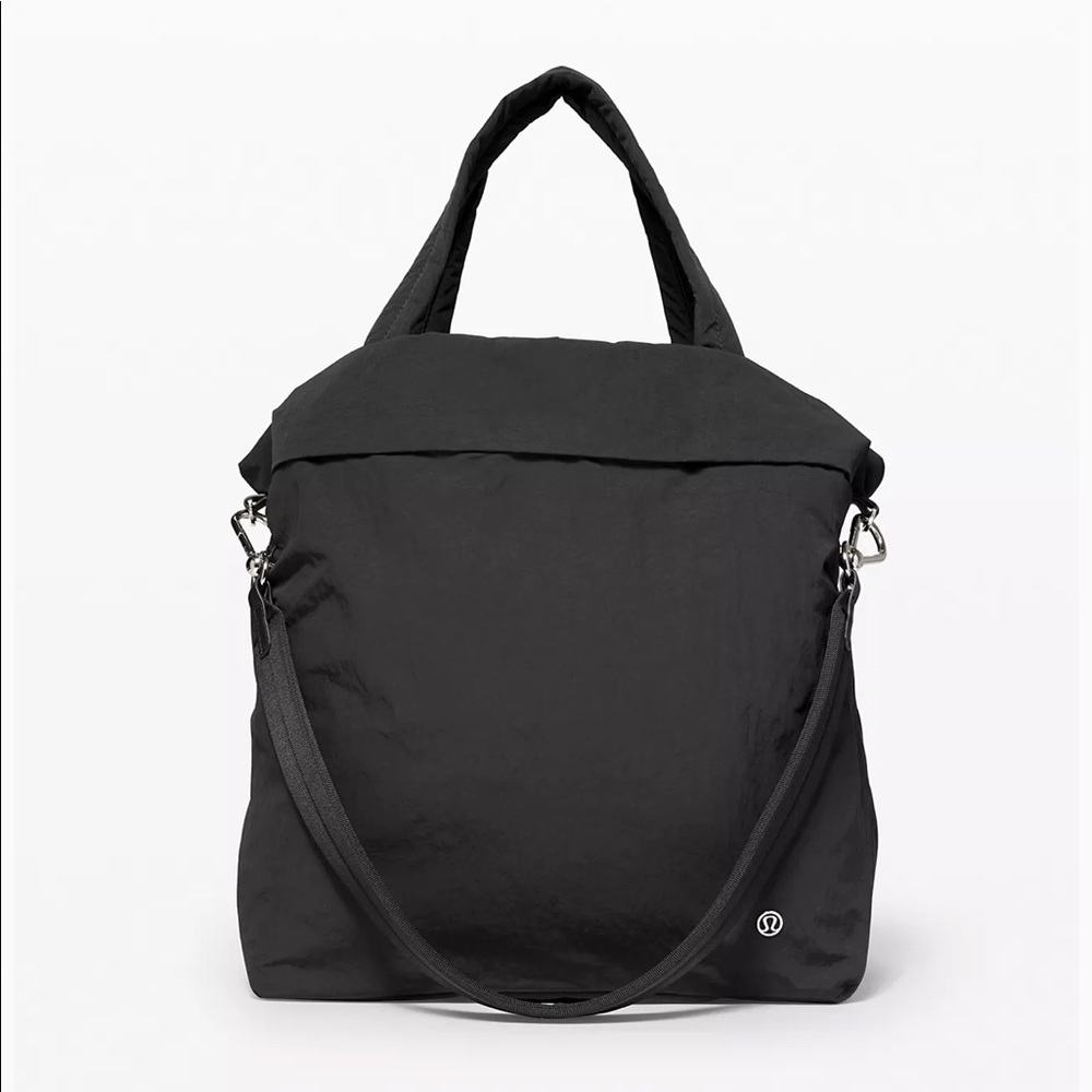 Lululemon on my level large tote bag